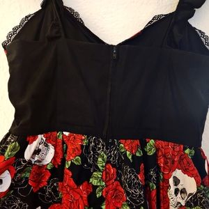 Hot Topic Womens Rockabilly Corset Dress